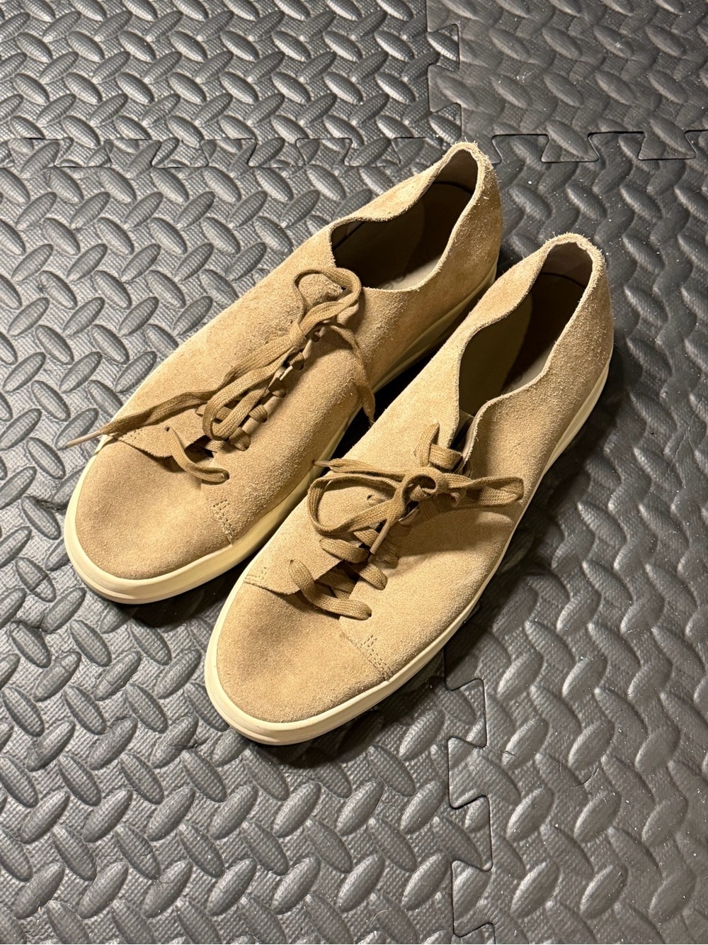Vince Men's Suede Sneakers in Tan